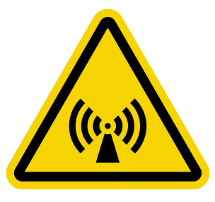 RF Warning antenna exposure