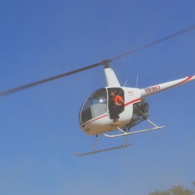 Testing 4G LTE using a helicopter