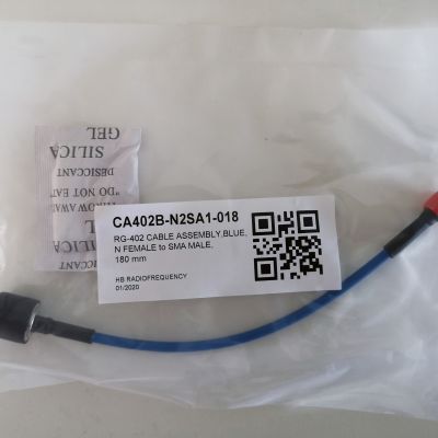CA402B-N2SA1-018 N Female RG-402 cable assembly in packet
