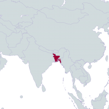 Bangladesh world map