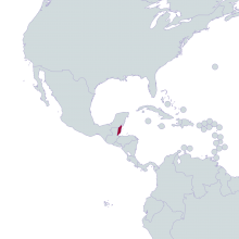Belize world map