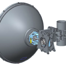 Custom microwave antenna design CAD model