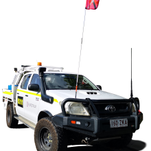 Wireless and microwave technical services, mine spec vehicle