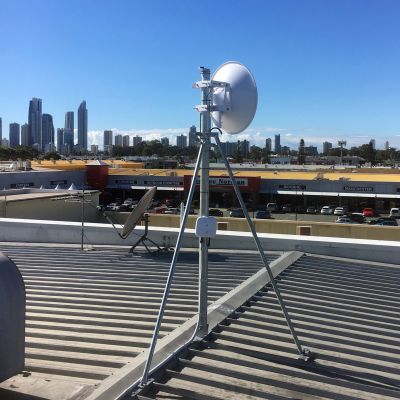 AFX installed on GC76 roof mast on the Gold Coast