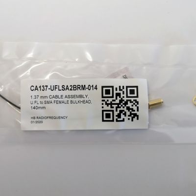 CA137-UFLSA2BRM-014 U.FL to SMA Female coaxial cable in packet