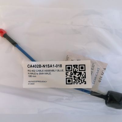 CA402B-N1SA1-018 RG-402 Cable assembly in packet