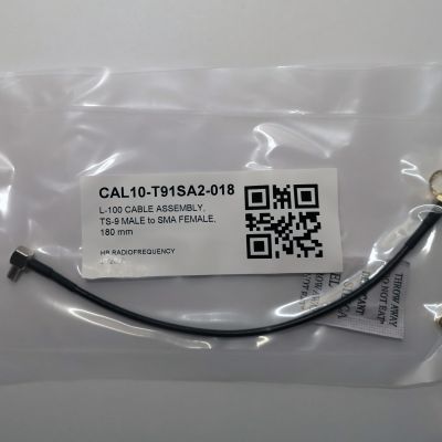 CAL10-T91SA2-018 TS9 to SMA Female patch cable in bag