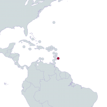 Barbados world map