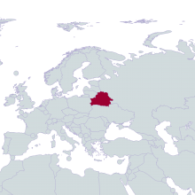 Belarus world map