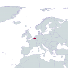 Belgium world map