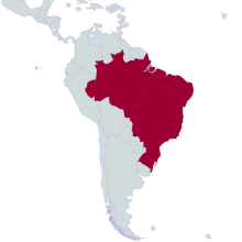 Brazil world map